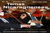 No. 78 – Octubre 2014 - Biblioteca Enrique B€¦ · ISSN 2164-4268, Revista de Temas Nicaragüenses, No. 77, October 2014, published monthly by José T. Me-jía, 3861 S. Deerwood