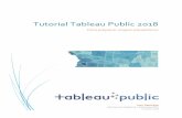 Tutorial Tableau Public 2018 - Prgis.otg.pr.gov/downloads/Tutorials/Tableau/... · Al abrir el programa Tableau Public, usted podrá ver la siguiente interfaz gráfica: Este panel
