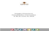 Estados Financieros Consolidados Intermedios al 30 de Junio de 2014 · 2014-09-03 · ESTADOS CONSOLIDADOS INTERMEDIOS DE RESULTADOS INTEGRALES NO AUDITADOS . Por los periodos comprendidos