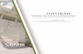 AGOSTO / 2015 - ORFIS Veracruz · Estados Financieros Estados de Obra Pública Reportes Trimestrales Programas Generales de Inversión Cierres de Ejercicio 1,660 1,654 721 417 148