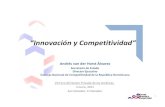 “Innovación y Competitividad” - OAS · Prioridad 3.1 Prioridad 3.2 Prioridad3.3 3.4 Prioridad 3.5 Estructura productiva articulada e integrada competitivamente al mercado global