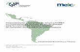 DT # 2 - Financiamiento y Garantías de apoyo a PYMES en ...€¦ · 1. Demanda generada para garantías a las PYMES en la Región Centroamericana 13 2. Síntesis de la oferta de