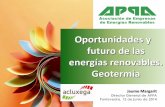 Oportunidades y futuro de las energías renovables. Geotermiageotermiaonline.com/wp-content/uploads/2014/06/1... · Las energías renovables aportaron a la economía 10.563 millones