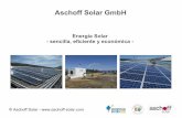 Energía Solar - sencilla, eficiente y económica - Ascho… · Aschoff Solar tiene su sede en el área metropolitana de Nuernberg, Alemania. La compañía facilita soluciones de