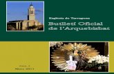 Església de Tarragonahemeroteca.arqtgn.cat/bitstream/123456789/166/2/boat-2011-03.pdf · Comunicat de la reunió n. 20 del Consell del Presbiteri ..... 115 Delegació diocesana de