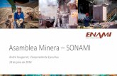 Asamblea Minera SONAMI · Modelo Mina Base mas Poder de compra maximiza los resultados (Delta) PROCESAMIENTO DE MINERALES. Plantas 2017 2018 (*) Variación Taltal 2,53 2,18 -14% El
