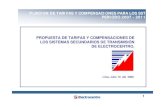 FIJACION DE TARIFAS Y COMPENSACIONES PARA LOS SST · 3. evaluaciÓn tasa de crecimiento de la demanda 4. proyeccion de la demanda elÉctrica 5. sistema economicamente adaptado sea