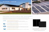 Paneles Performance de SunPower · contrarrestado las emisiones equivalentes a quemar casi 32 millones de toneladas métricas de carbón.4 Valor extraordinario SunPower lo ayuda a