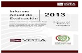 Informe Anual de 2013 Evaluaciónihacienda.chihuahua.gob.mx/.../reseval13/EvaluacionFiscaliaFASP20… · Informe Anual de Evaluación Página 4 programa PROGRAMA Indicador del Recurso
