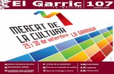 El Garric 107 - lagarriga.cat · Música, disseny i lideratge personal L’EMAD llança una fornada de cursos especialitzats Ja són obertes les inscripcions al cicle formatiu de
