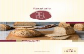 Recetario · 2018-05-14 · Recetario . SOVITAL QUINOA: Selección de recetas Índice de elaborados 1/ Baguette rústica con quinoa 2/ Barra rústica con chía y quinoa 3/ Chusco