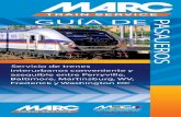 1.0 Bienvenido al servicio - Amazon S3 · 1.0 Bienvenido al servicio de trenes de MARC El servicio de trenes de (Maryland Rail Commuter Service, MARC) es el ferrocarril interurbano