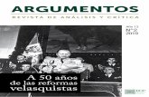 A 50 años de las reformas velasquistas · 2019-10-08 · de Cobriza El Sesquicentenario de la Independencia del Perú, Nacionalismo, conmemoración y política de la historia Memoria