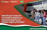 Ciclo escolar 2013-2014 - Educación Coahuilaweb.seducoahuila.gob.mx/estadistica/PUBLICACION/SUPERIOR_ATE… · “Atención por Campos de Formación Académica en Educación Superior