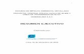 Estudio de Impacto Ambiental - Ministerio de Energía y Minas Ejecutivo EIA... · 2013-05-23 · permanentes (aerogeneradores y demás instalaciones) de la central eólica dentro