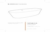 Instructivo de bañera Seneca - American Standard · 1 1/2” NPT. ubo con rosca de 1 ½” dia interno milimétrica B C Adaptador de 1 ½” con anillos de nylon para su debido sello.