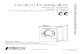 Lavadoras-Centrifugadorasdocs.alliancelaundry.com/tech_pdf/Production/F8619501co.pdf · • Use la lavadora sólo para el fin previsto, el lavar telas. Nunca lave piezas de maquinaria