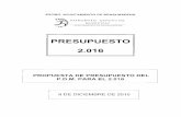 Presupuesto 2016 - Benalmádena · TOTAL OPERACIONES DE CAPITAL TOTAL PRESUPUESTO DE INGRESOS o,oo o,oo 4.000,oo o,oo 4.000,oo 1.861.990,12 En el Presupuesto del 2015 superavit al