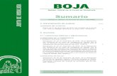 BOJA - Junta de Andalucía · #CODIGO_VERIFICACION# Boletín Oficial de la Junta de Andalucía Sumario JUNTA DE ANDALUCIA Número 5 - Martes, 10 de enero de 2017 - Año XXXIX CONSEJERÍA