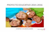 PROYECTO EDUCATIVO 2015-2016 - CEIP San …ceip-sanfrancisco.centros.castillalamancha.es/sites/ceip...PROYECTO EDUCATIVO 2015-2016 CENTRO II:GUADALAJARA Índice: 1.Presentación 2.