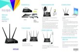Módem router Inicio rpido Cable Ethernet€¦ · 1. Conecte las antenas 2. Inserte una tarjeta micro SIM 3. Enchufe el módem router Para conectarse al módem router puede utilizar