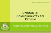 UNIDAD 2: CONDICIONANTES DEL ESTUDIOcolegioazorincalp.edu.gva.es/AZORIN/ORIENTACIO... · unidad 2: condicionantes del estudio taller de hÁbitos y tÉcnicas de estudio programa para
