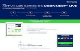 ACTIVA LOS SERVICIOS UCONNECT LIVE - Fiat España · UCONNECT LIVE Busca «Uconnect LIVE» en el Play Store o App Store y descarga la aplicación. Inicia la aplicación en su smartphone.
