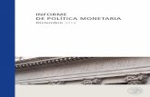 INFORME DE POLÍTICA MONETARIA - Diario Financiero...año, como lo refleja la evolución de la cuenta corriente, las tasas de interés y el tipo de cambio real (TCR). Además, en que