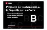 Barcelona - Projectes de reurbanizació a la Superilla …...2017/03/30  · Barcelona d’Infraestructures Municipals Districte de Les Corts Entre el carrer Felipe de Paz i Avinguda