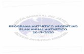 peqIbalizampatrimonio - cancilleria.gob.ar · Plan Anual Antártico 2019- 2020 P á g i n a 3 | 264 INTRODUCCIÓN La Argentina reivindica soberanía sobre el Sector Antártico Argentino,