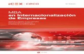 MBA en Internacionalizaci£³n de Empresas - ICEX-CECO MBA en Internacionalizaci£³n de Empresas 6 Metodolog£­a