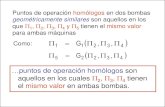 puntos de operación homólogos son aquellos en los cuales P ...Puntos de operación homólogos en dos bombas geométricamente similares son aquellos en los que P 1, P 2, P 3, P 4