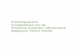Participación Ciudadana en la Política Exterior Mexicana. · Sociedad Civil en temas de política exterior, 2 de marzo de 2005. Anexo 2 Lineamientos para la participación de las