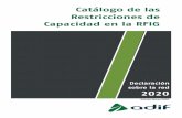 Catálogo de las Restricciones de Capacidad en la RFIGadif.es/es_ES/conoceradif/doc/ADIF_Anexo_RESTRIC... · ‐ Se prorrogan los trabajos con fecha de finalización prevista para