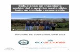 Soluciones en ingeniería ambiental y gestión sostenible ...ecoacciones.co/wp-content/uploads/2019/10/Informe... · PRESENCIA GEOGRÁFICA..... 7 2.6. NUESTRA ESTRATEGIA ... EVALUACIÓN