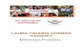 LAURA VALERIA GUZMÁN VÁZQUEZgaceta.diputados.gob.mx/PDF/InfoDip/63/110-20161007-I.pdf · LAURA VALERIA GUZMÁN VÁZQUEZ D IPUTADA F EDERAL . CONTENIDO: Presentación Iniciativas