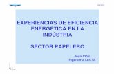 Experiencias de eficiencia energética en la industria ...contenidos.ceoe.es/resources/image/presentacion_torraspapel_2014_03_18.pdfrefinos de pasta punto de partida tÍpico flr pp