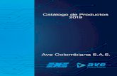 Catálogo de Productos 2019 - AVE Colombianaavecolombiana.com.co/wp-content/uploads/2019/08/B... · 00220C3-02 Clavija Tripolar Negra 360 18 Clavijas 20a/250v Clavijas Planas 00192P