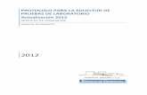 Protocolo para la solicitud de pruebas de laboratorio (2012) · 3.1 LABORATORIO’DE’BIOQUÍMICA’ ... Microsoft Word - Protocolo para la solicitud de pruebas de laboratorio (2012).doc