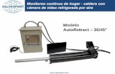 Modelo AutoRetract 36/45 - Tecnologia para el control de ... · Monitoreo continuo de hogar - caldera con cámara de video refrigerada por aire 2. Tipos de Acoples de la cámara a