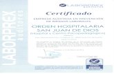 Inicio | San Juan de Dios, Provincia Bética · audit ores Certificado EMPRESA AUDITADA EN PREVENCIÓN DE RIESGOS LABORALES ORDEN HOSPITALARIA SAN JUAN DE DIOS (Hospital y Centro