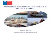 INFORME SECTORIAL DE PESCA Y ACUICULTURA · y sardina común aportando el 36,4%; 22,8%; y 17,9%, 2015res-pectivamente (Fig. 1). Estos desembarques se concentran mayoritariamente en