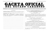 Valencia, 10 de mayo de 2007 EXTRAORDINARIA Nº 2316 …sgg.carabobo.gob.ve/gaceta/GACETAOFICIALNo2316.pdfPresupuestario y en uso de las atribuciones conferidas en el ... (CONTROL