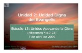 Unidad 2: Unidad Digna del Evangelio - Iglesia Biblica Bautistaiglesiabiblicabautista.org/archivos/estudios/el... · 2016-08-13 · Trasfondo histórico Pronto continuaron el viaje