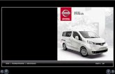 NISSAN EVALIA · Banco de asientos en 2ª fila abatibles (60/40) 1606-010616. Nissan NV200 Evalia Especificaciones técnicas Junio 2016 Evalia 1.6G EU6 110 CV (81 kW) 1.5dCi EU6 110