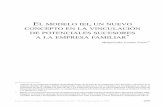 E modElo iEi nuEvo dE a la familiar - SciELO Colombia · 2016-10-27 · tential successor must deliberately work full-time in the fb, then go out and find external experiences, and