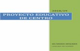 PROYECTO EDUCATIVO DE CENTRO - jcyl.esies-mariamoliner.centros.educa.jcyl.es/sitio/... · la EDU/362/2015 de 4 de mayo, por la que se establece el currículo y se ... Ciencias y Tecnología