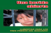 Una herida abierta - SERVINDILima, febrero 2013. Editado por la “Campaña Pro Libertad de los Presos del Baguazo”: Parroquias de Chiriaco y de Bagua Capital en Amazonas, Comunidades