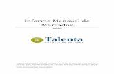 Informe Mensual de Mercados - Talenta Gestion€¦ · Informe Mensual de Mercados Junio 2017 Análisis e informe de los mercados económicos que recoge los datos más significativos