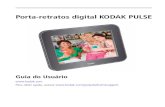 Porta-retratos digital KODAK PULSE · 1 Reproduzir—inicie uma apresentação de slides. 2 Montagem—inicie uma apresentação de slides giratória de cinco fotos. 3 Informações—veja